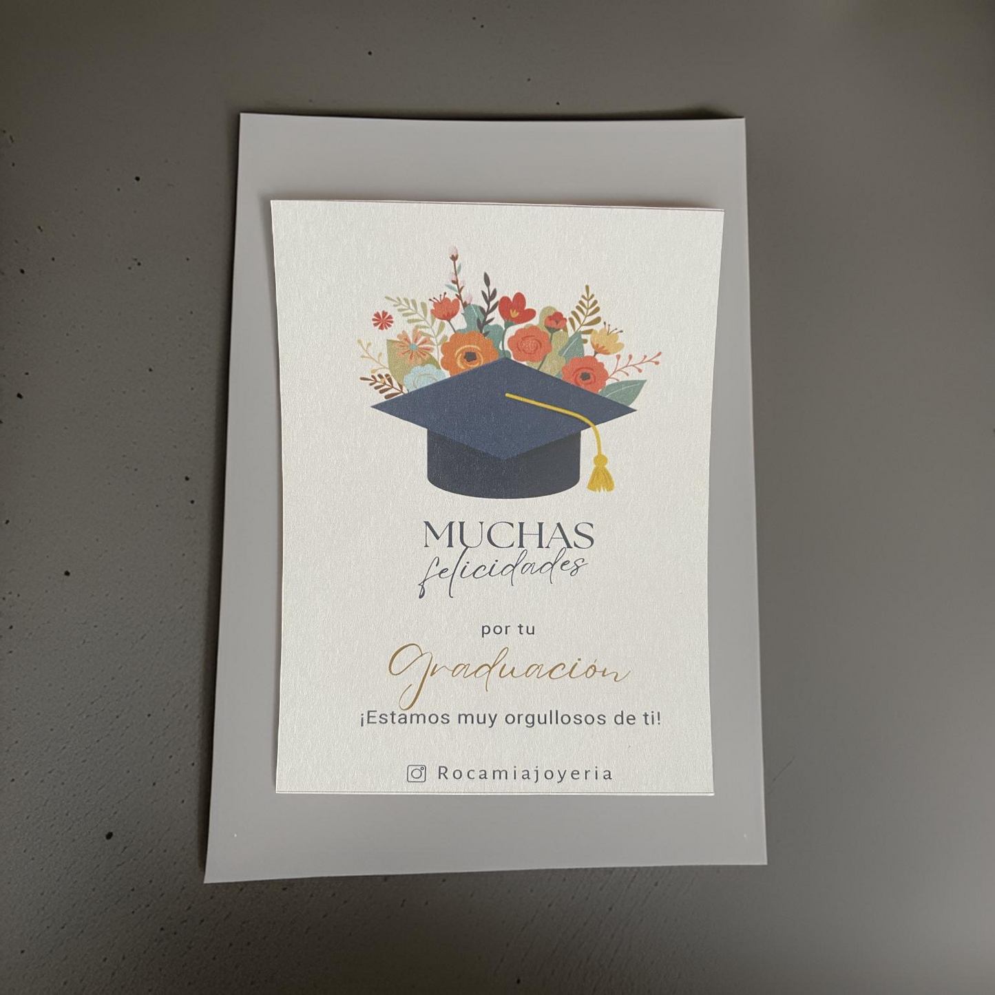 Tarjeta graduación